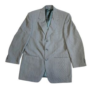SFI Vintage Gray Wool Blend Blazer Coat US L